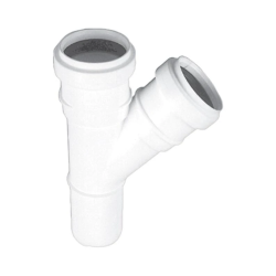 Trejgabals iekšējais d50-50x45° balts pp