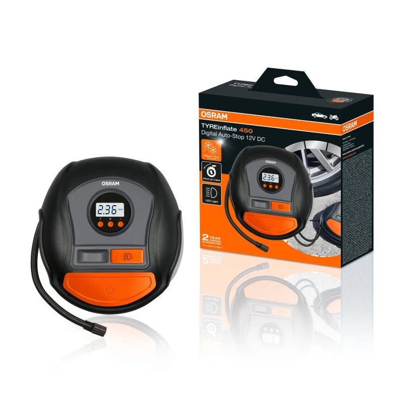 Automobiļu sūknis Osram Inflate 450