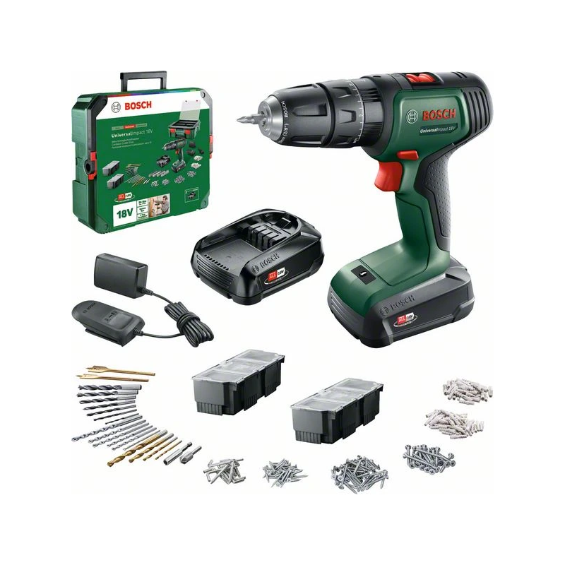 UniversalImpact18V,2x1,5 Akum.triecienurbjmašīna