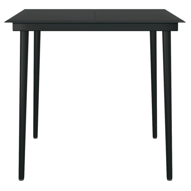 vidaXL 3-daļīgs dārza mēbeļu komplekts, PE rotangpalma, stikls