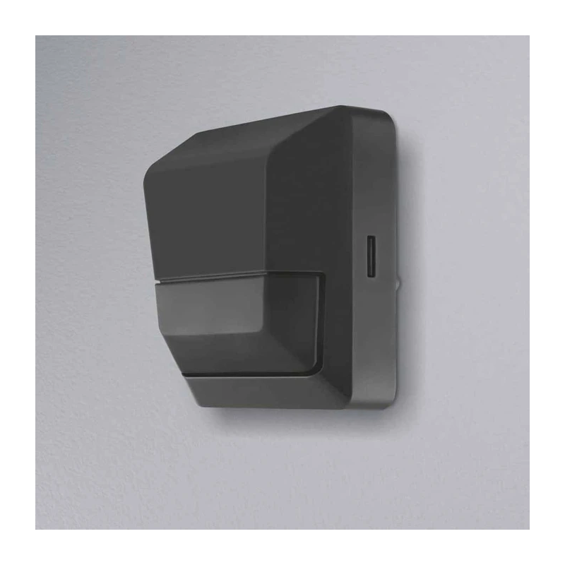 Kustības sensors sienas 180° ip55 melns