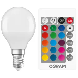 LED spuldze RGBW ST CLAS P 4.9W E14 Osram