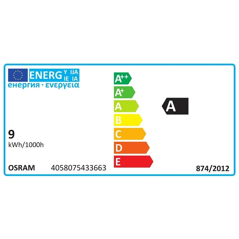 Lemputė Osram LED, PAR16, 2700 °K, GU10, 8.3 W, 550 lm