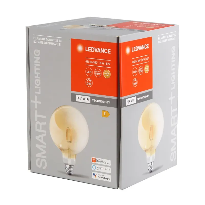 Viedā spuldze Ledvance LED, E27, balta krās., E27, 6 W, 680 lm