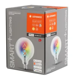 LEDVANCE SMART+ WiFi Filament Globe G125 E27, 4.5 W, RGBW, 300 lm, 2700 K ,dimmable,