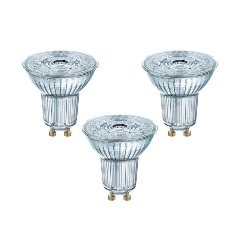 Лампочка Osram LED, PAR16, 2700 °К, GU10, 4.3 Вт, 350 лм, 3 шт.