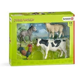 SCHLEICH FARM WORLD fermas dzīvnieki komp.
