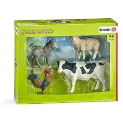 SCHLEICH FARM WORLD fermas dzīvnieki komp.