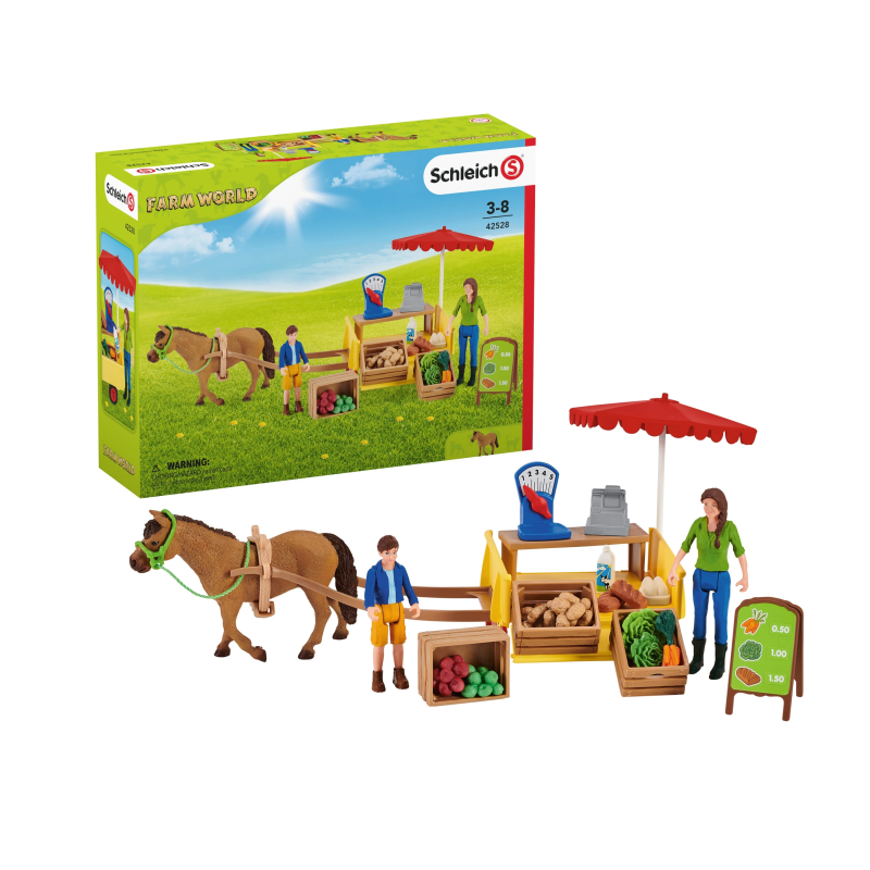 SCHLEICH FARM WORLD Pārvietojamā lete lauku precēm