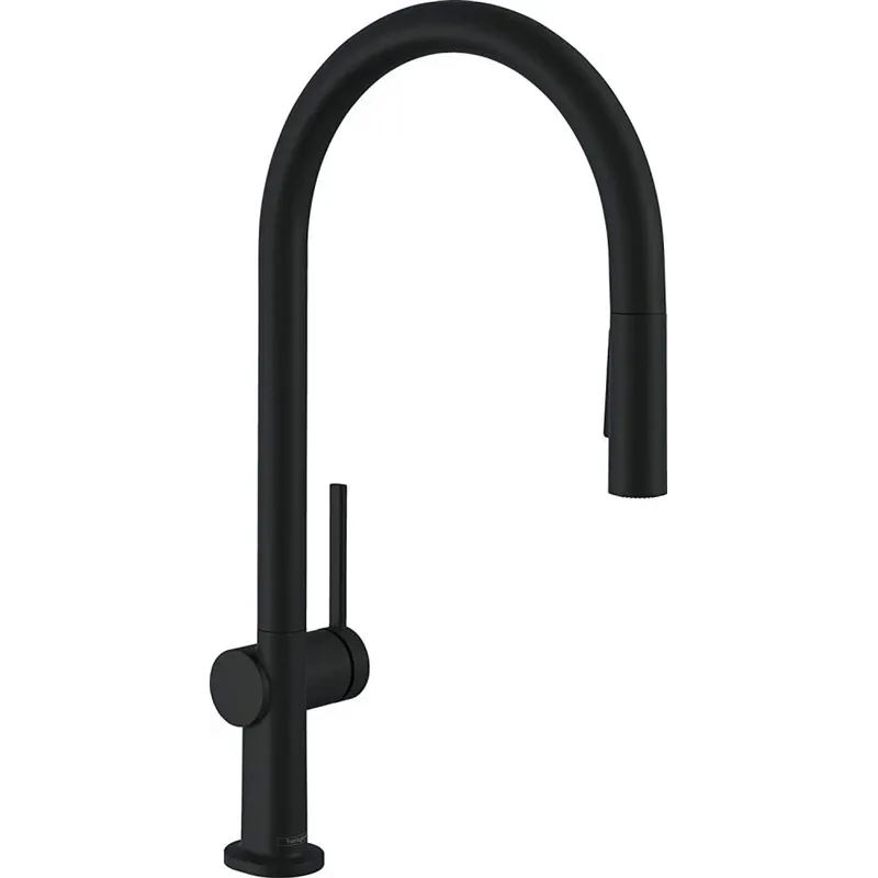 Virtuves jaucējkrāns Hansgrohe Talis M54 72800670, melna krās.