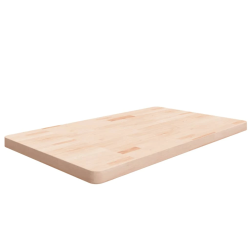 vidaXL vannasistabas virsma, 100x60x4cm , neapstrādāts masīvkoks