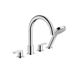 Краевой смеситель для ванны Hansgrohe Vernis Blend 71456000, хромовый цв.