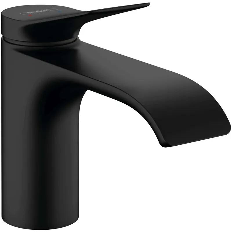 Izlietņu jaucējkrāns Hansgrohe Vivenis ComfortZone 80, melna krās.