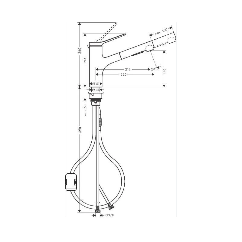 Maisītājs izlietnes zesis m33 74800000