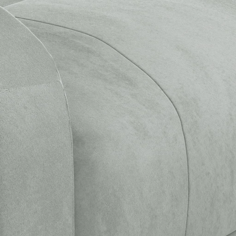 vidaXL elektrisks masāžas krēsls, gaiši pelēks samts