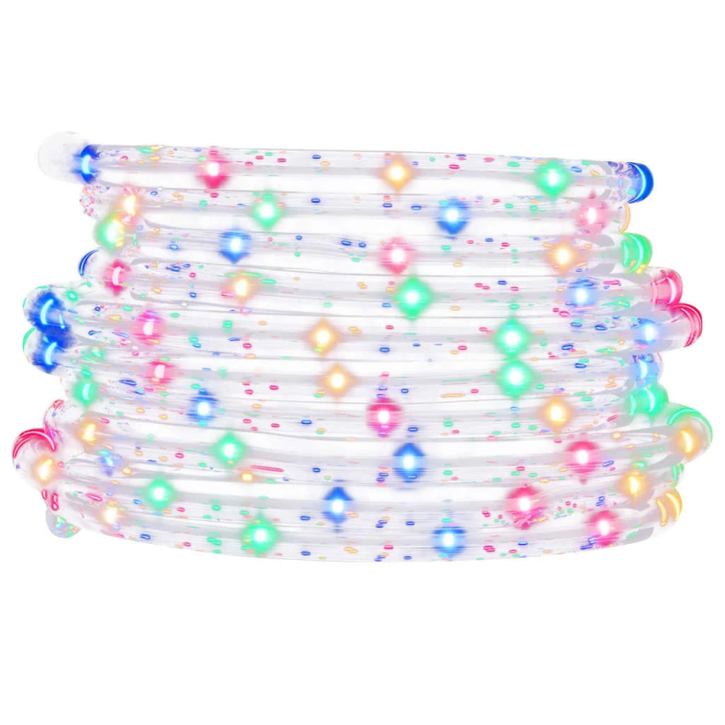 vidaXL lampiņu virtene ar 120 LED, daudzkrāsaina, 5 m, PVC