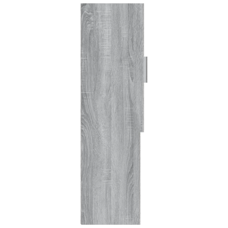 vidaXL Skalbimo mašinos spintelė, pilka ąžuolo, 70,5x25,5x90cm