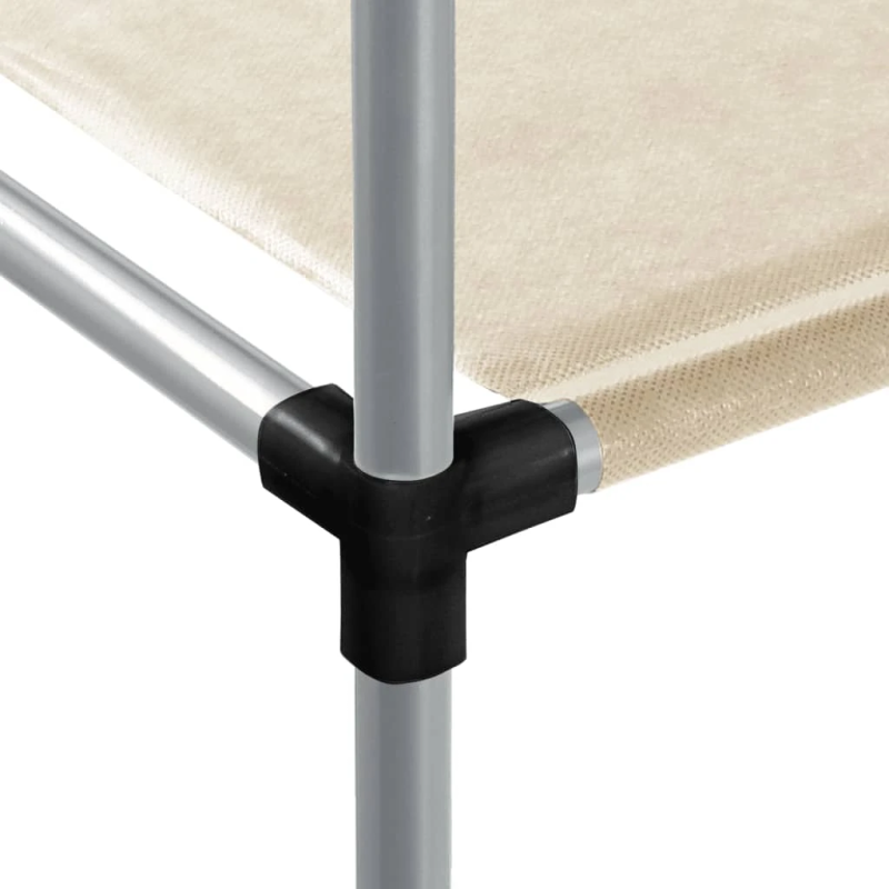 vidaXL plaukts veļasmašīnai, 87x55x90,5 cm, krēmkrāsas, dzelzs