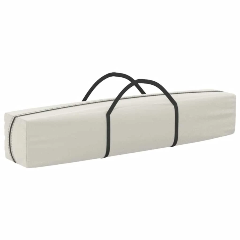 vidaXL saliekama nojume ar sienām, krēmkrāsas, 2x2 m