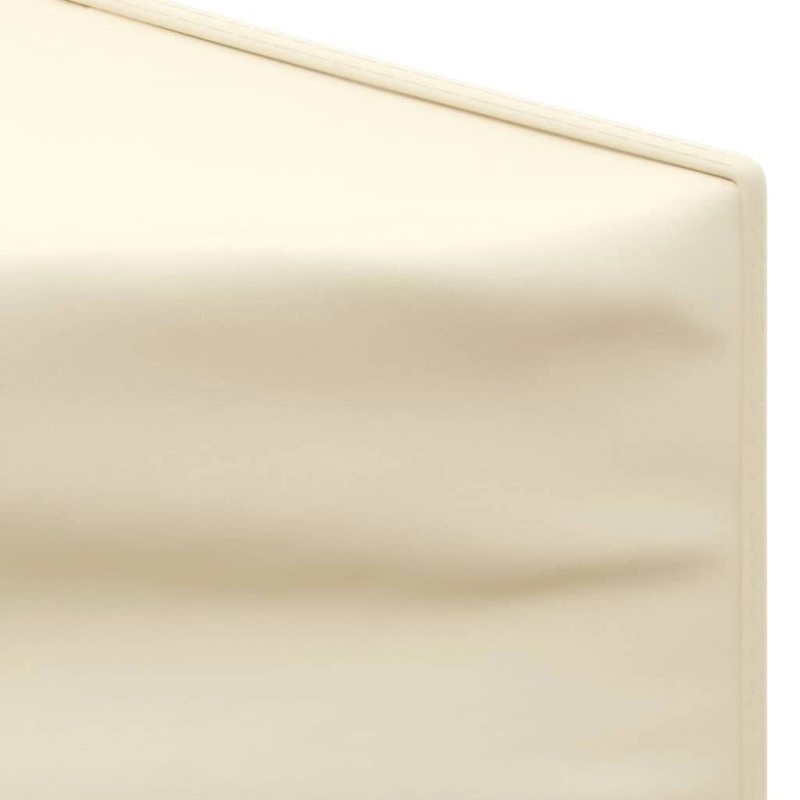 vidaXL saliekama nojume ar sienām, krēmkrāsas, 2x2 m