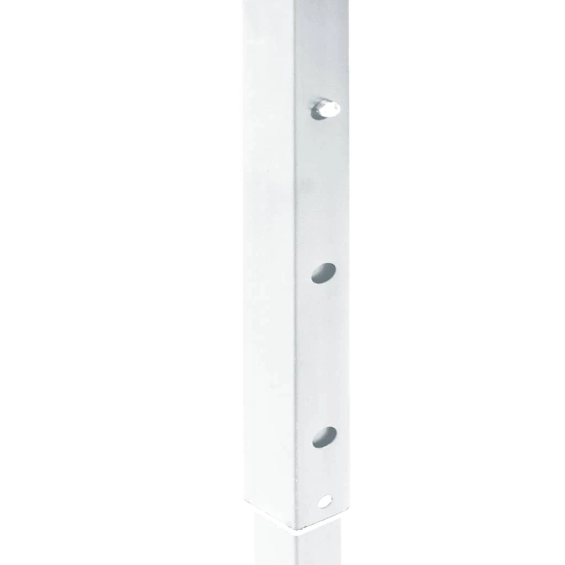 vidaXL saliekama nojume ar sienām, balta, 3x3 m