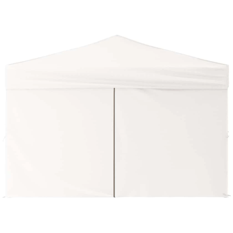 vidaXL saliekama nojume ar sienām, balta, 3x3 m