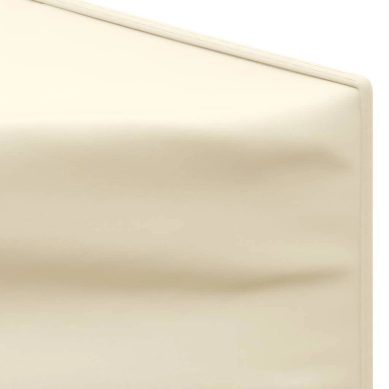 vidaXL saliekama nojume ar sienām, krēmkrāsas, 3x3 m