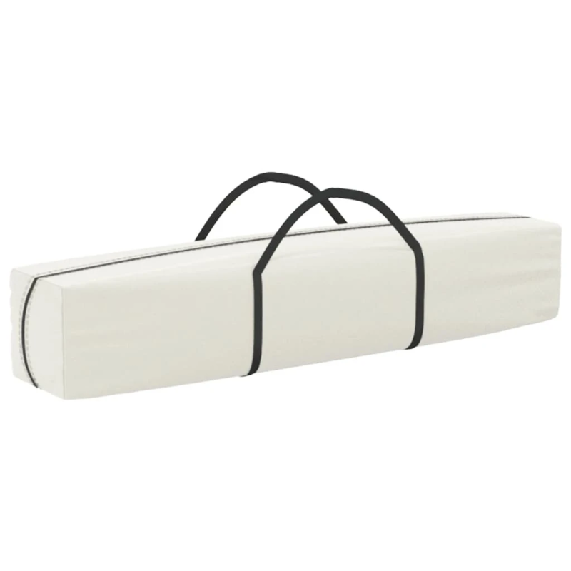 vidaXL saliekama nojume, krēmkrāsas, 3x6 m