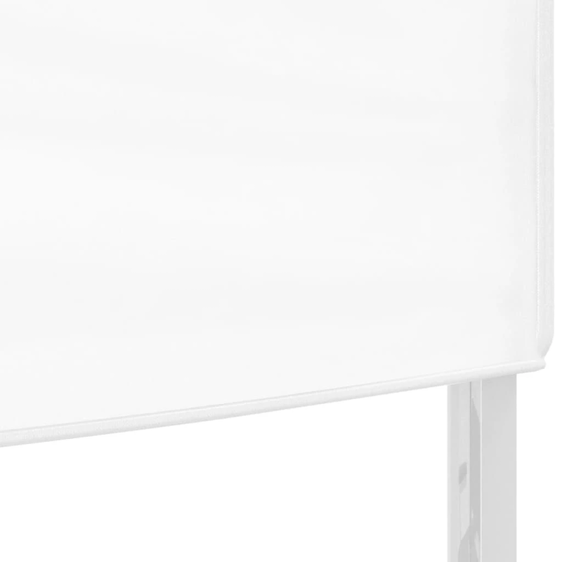 vidaXL saliekama nojume, balta, 3x6 m