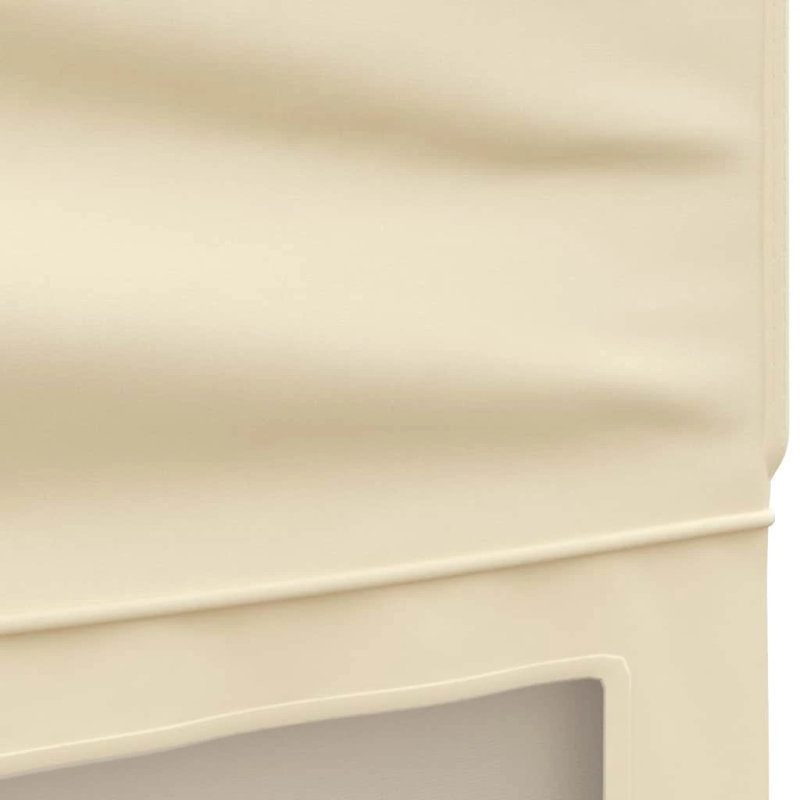 vidaXL saliekama nojume ar sienām, krēmkrāsas, 3x6 m