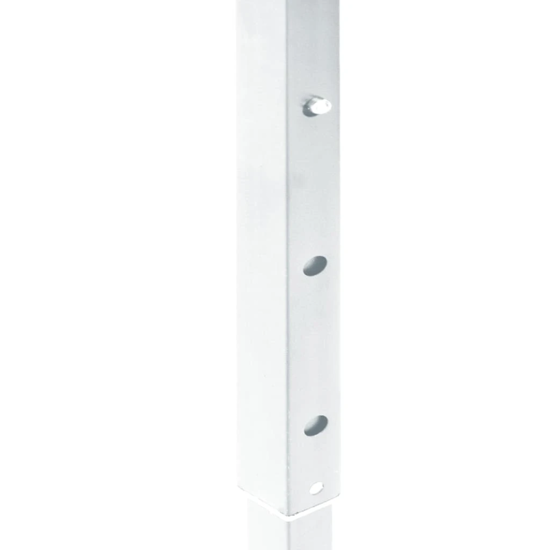 vidaXL saliekama nojume ar sienām, balta, 3x6 m