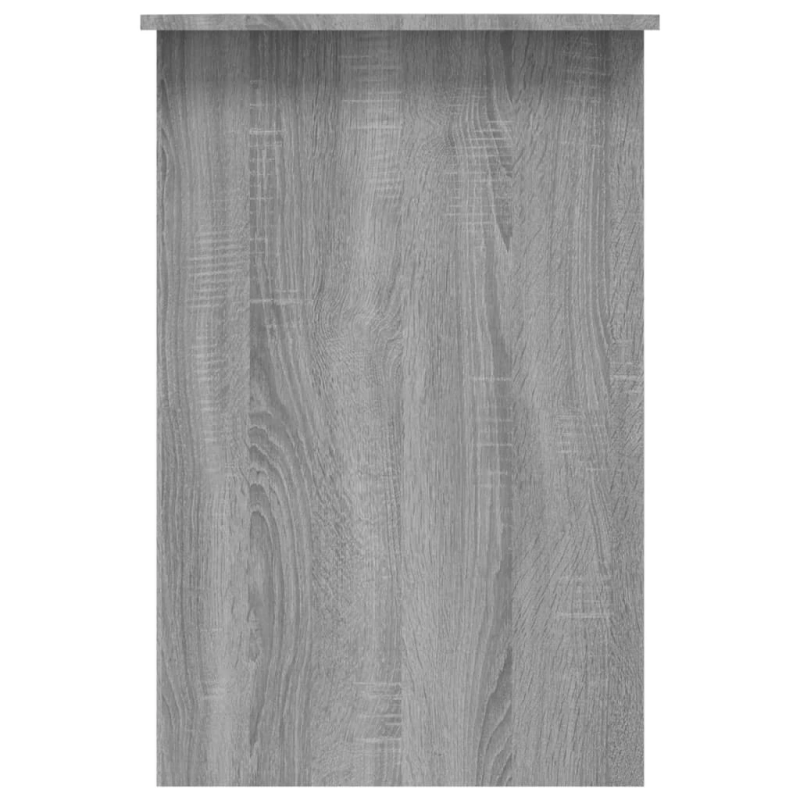 vidaXL rakstāmgalds, pelēka ozolkoka, 100x50x76 cm, inženierijas koks