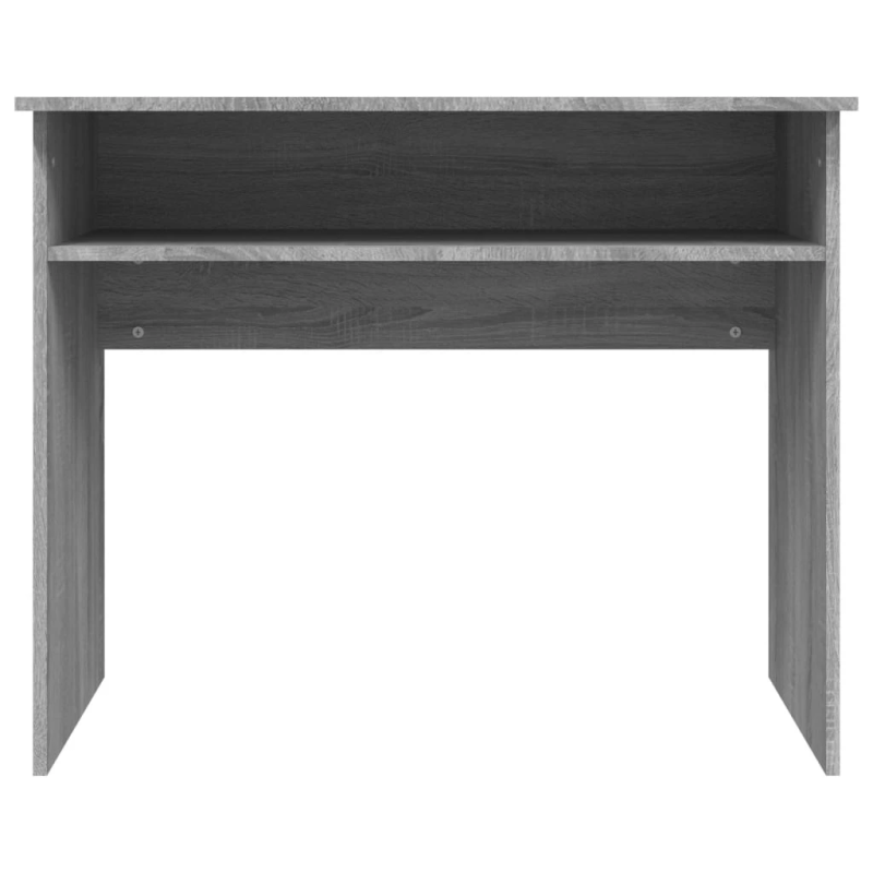 vidaXL rakstāmgalds, pelēka ozolkoka, 90x50x74 cm, inženierijas koks