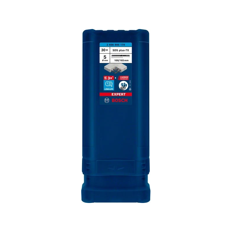 Triecienurbis SDS plus-7X 5x100x165mm, 30 gab.