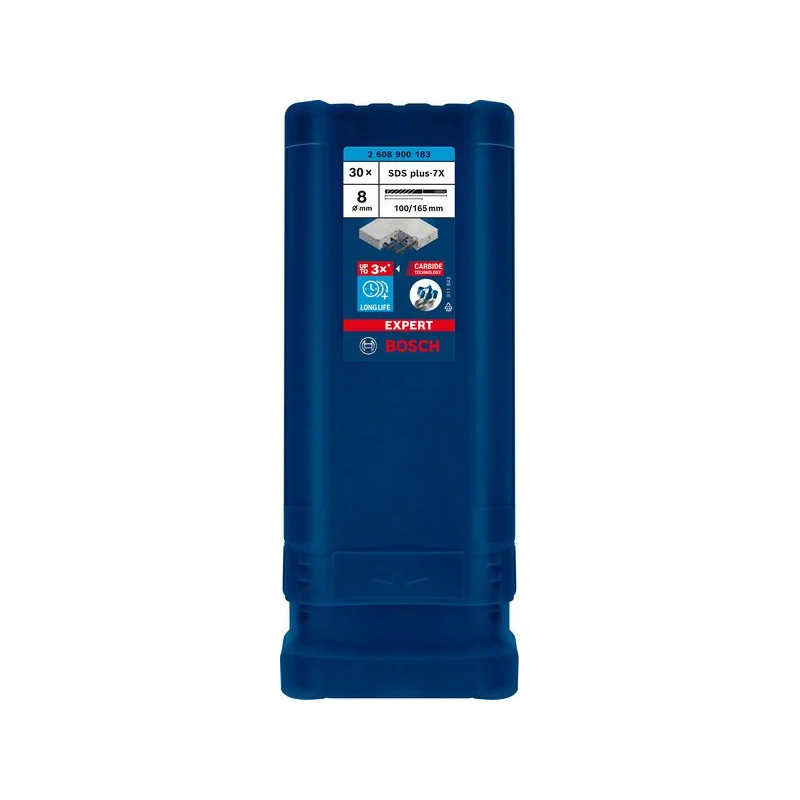 Triecienurbis SDS plus-7X 8x100x165mm, 30 gab.