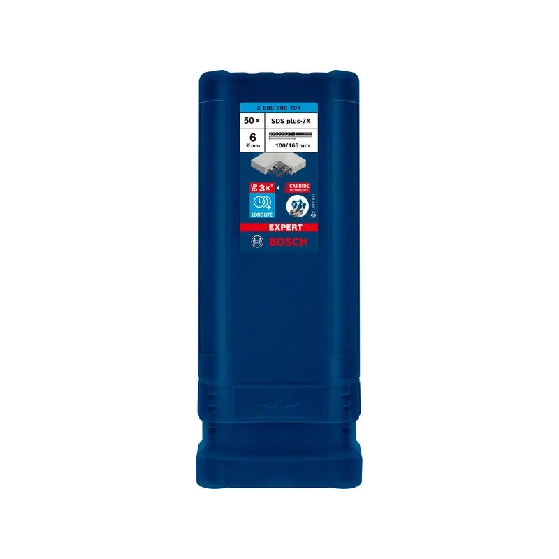 Triecienurbis SDS plus-7X 6x100x165mm, 50 gab.