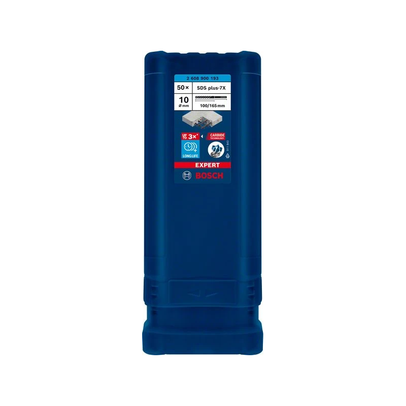 Triecienurbis SDS plus-7X 10x100x165mm, 50 gab.