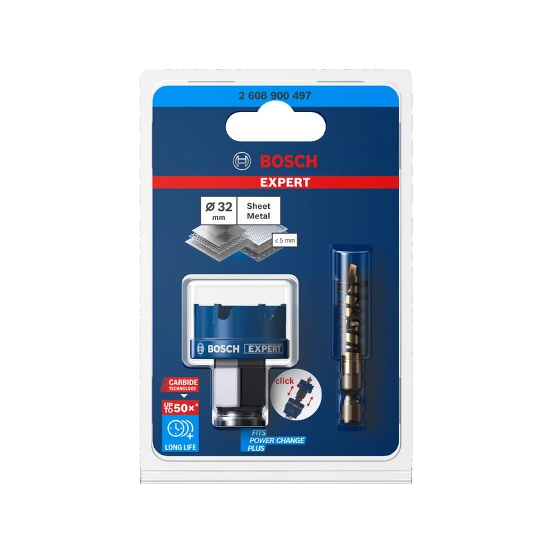 Karbīda caurumzāģis Carbide Sheet Metal 32mm