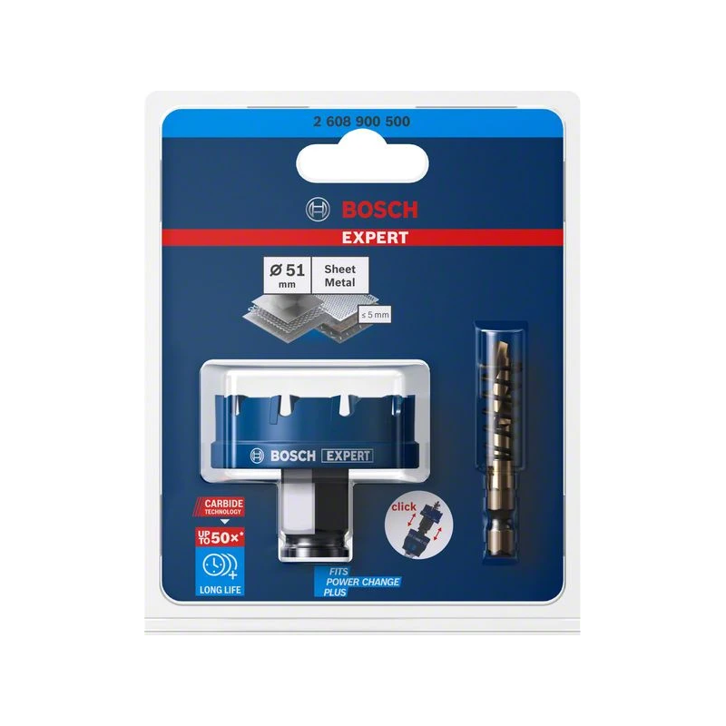 Karbīda caurumzāģis Carbide Sheet Metal 51mm