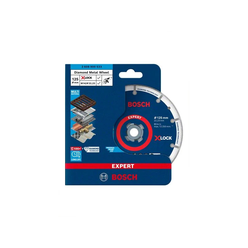 X-LOCK Dimanta disks Metalālam 125mm