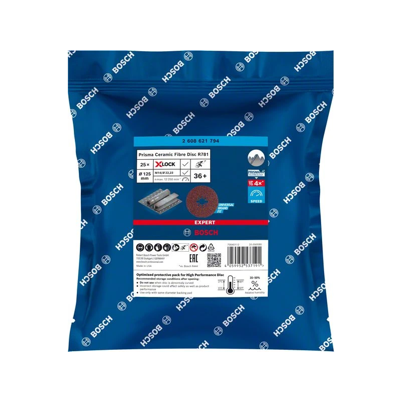 X-LOCK PrismaCeramic R781 Metal 125 mm, G36,25gab.