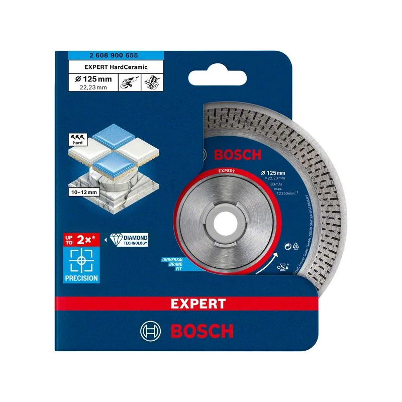 Deimant.pjov.diskas HardCeramic 125x22.23x1.4