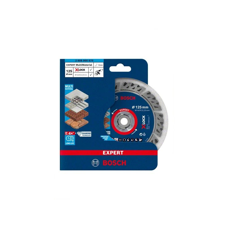 X-LOCK dimanta disks Multi Material 125