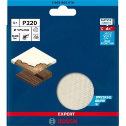 Abrazīvais siets M 480 125mm, G220, 5 gab.