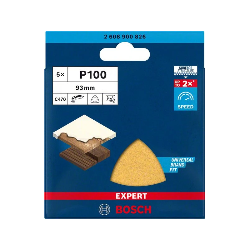 Delta slīppap.,kokam C470, K100,5gab.