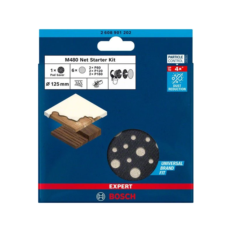 M480 startera komplekts slīpmašīnām,125 mm,7 gab.