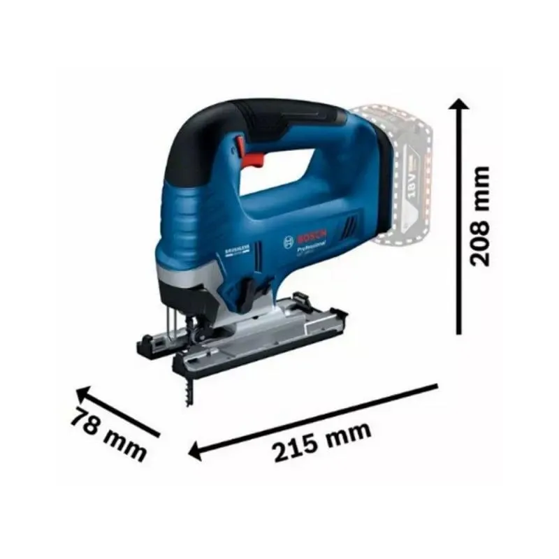 Bezvadu finierzāģis Bosch GST 18V-125 B Professional Solo, 18 V