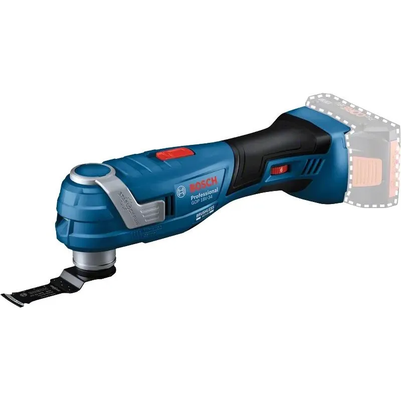 Akumuliatorinis daugiafunkcis įrankis Bosch Professional GOP 18V-34 solo 06018G2001, 18 V
