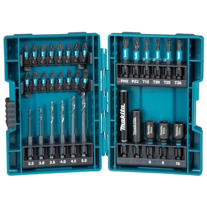 Makita B-66896 uzgaļu komplekts, 33 gab.