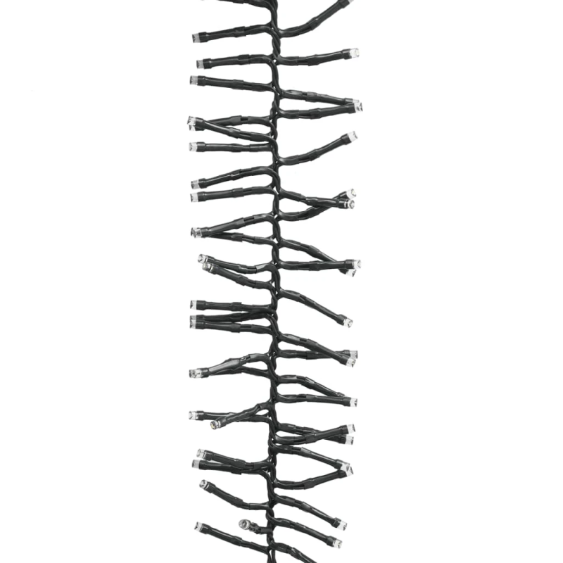 vidaXL LED lampiņu virtene ar 1000 LED, pasteļtoņi, 11 m, PVC